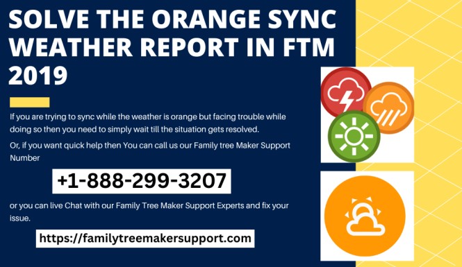 Constant Orange Sync Weather – Family Tree Maker 2019